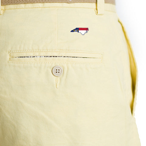 North Carolina Traditional Coastline Shorts Yellow