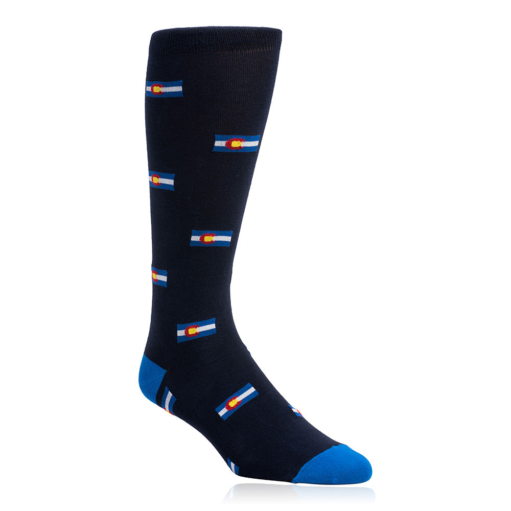 State Traditions Colorado Flag Premium Socks by JL The Brand