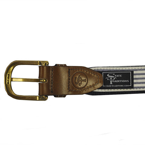 Georgia Traditional Embroidered Belt Navy