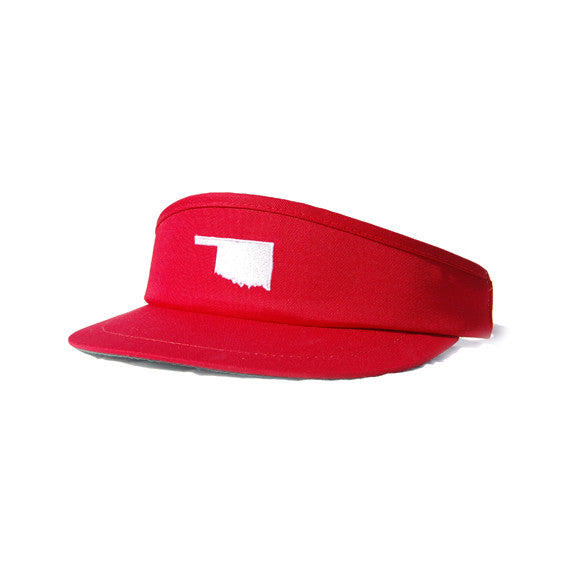 Oklahoma Norman Gameday Golf Visor Crimson