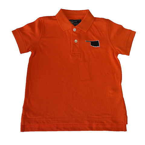 Oklahoma Stillwater Gameday Youth Polo Orange