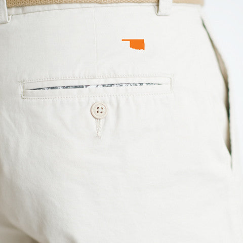 Oklahoma Stillwater Gameday Coastline Shorts Stone