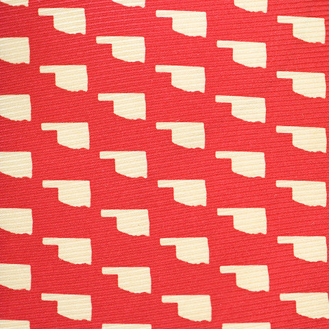 Oklahoma Norman Gameday Tie Crimson
