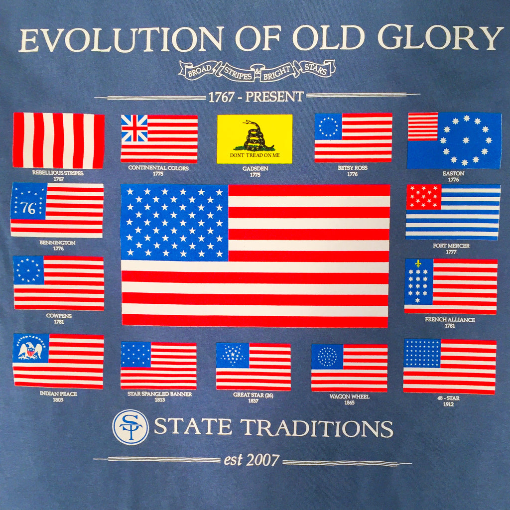 Old Glory T-Shirt Blue Jean