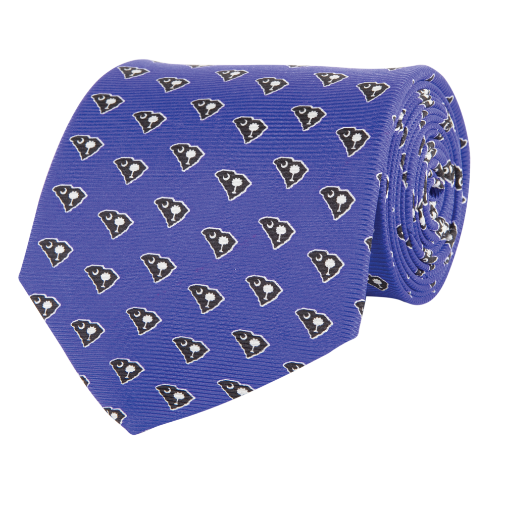 South Carolina Traditional Tie Blue with Navy
