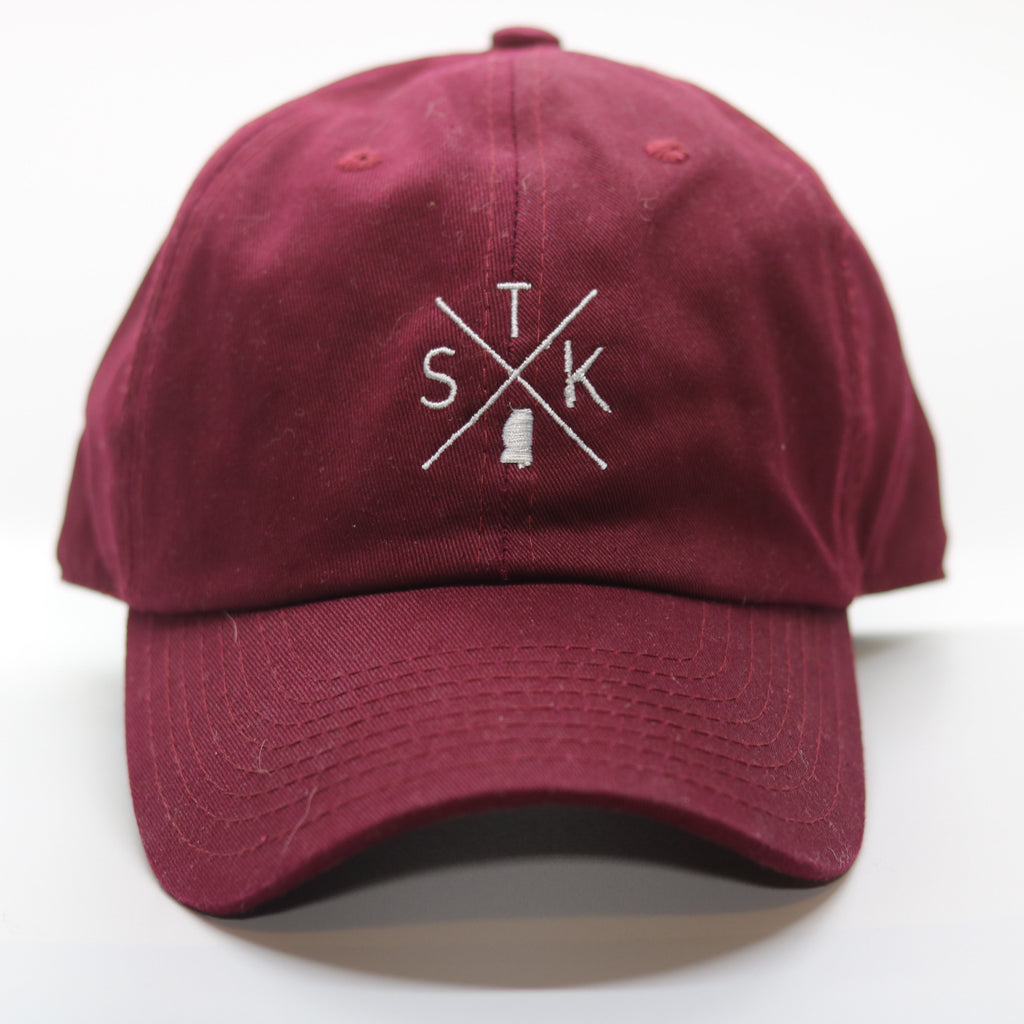 Mississippi Starkville "STK" Gameday Crossing Hat