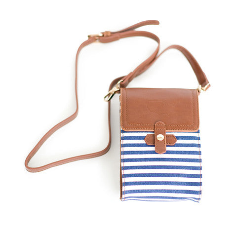 America Crossbody Bag Blue and White