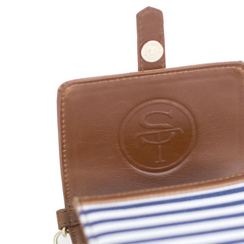 America Crossbody Bag Blue and White