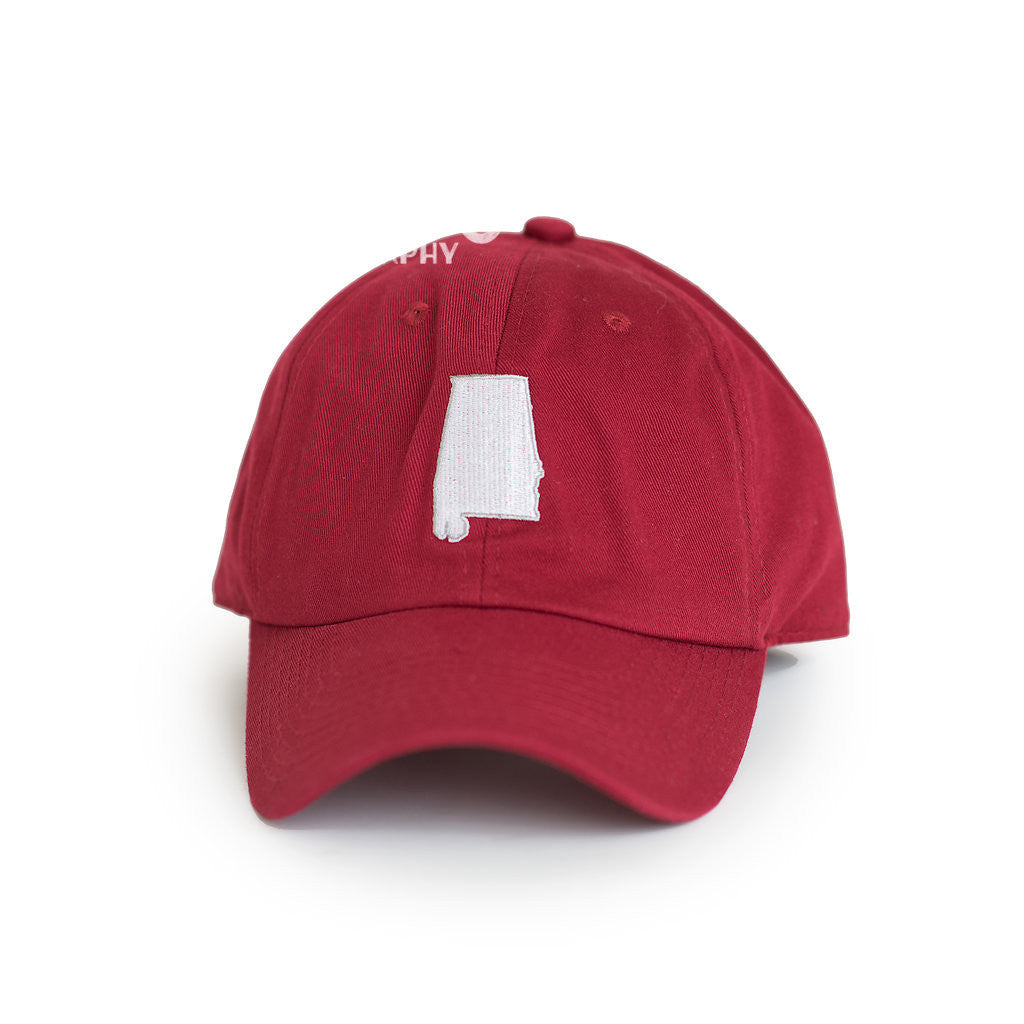 Crimson Alabama Tuscaloosa Gameday Hat Crimson Front View