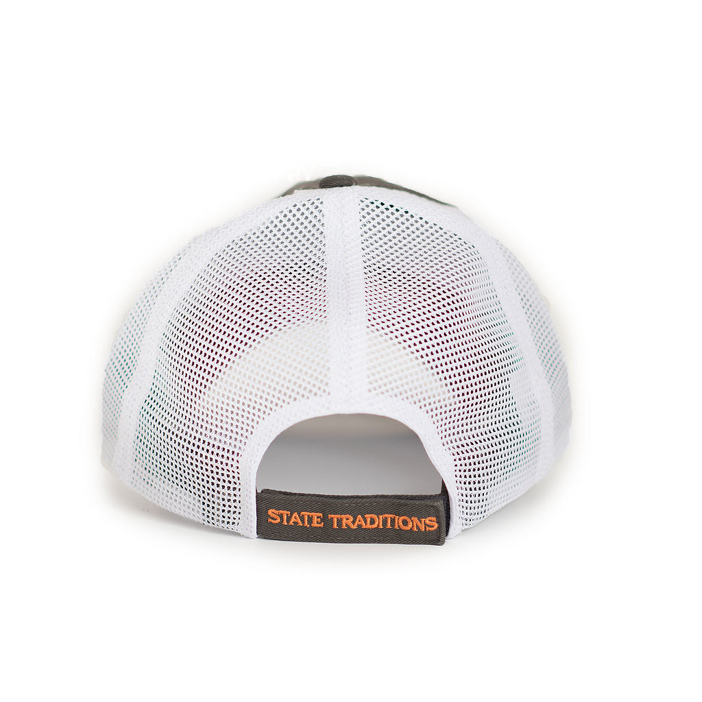 Oklahoma Stillwater Gameday Trucker Hat Grey