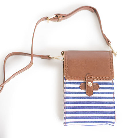 Texas Crossbody Bag Blue and White