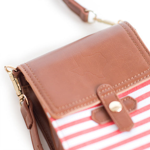 Texas Crossbody Bag Red and White