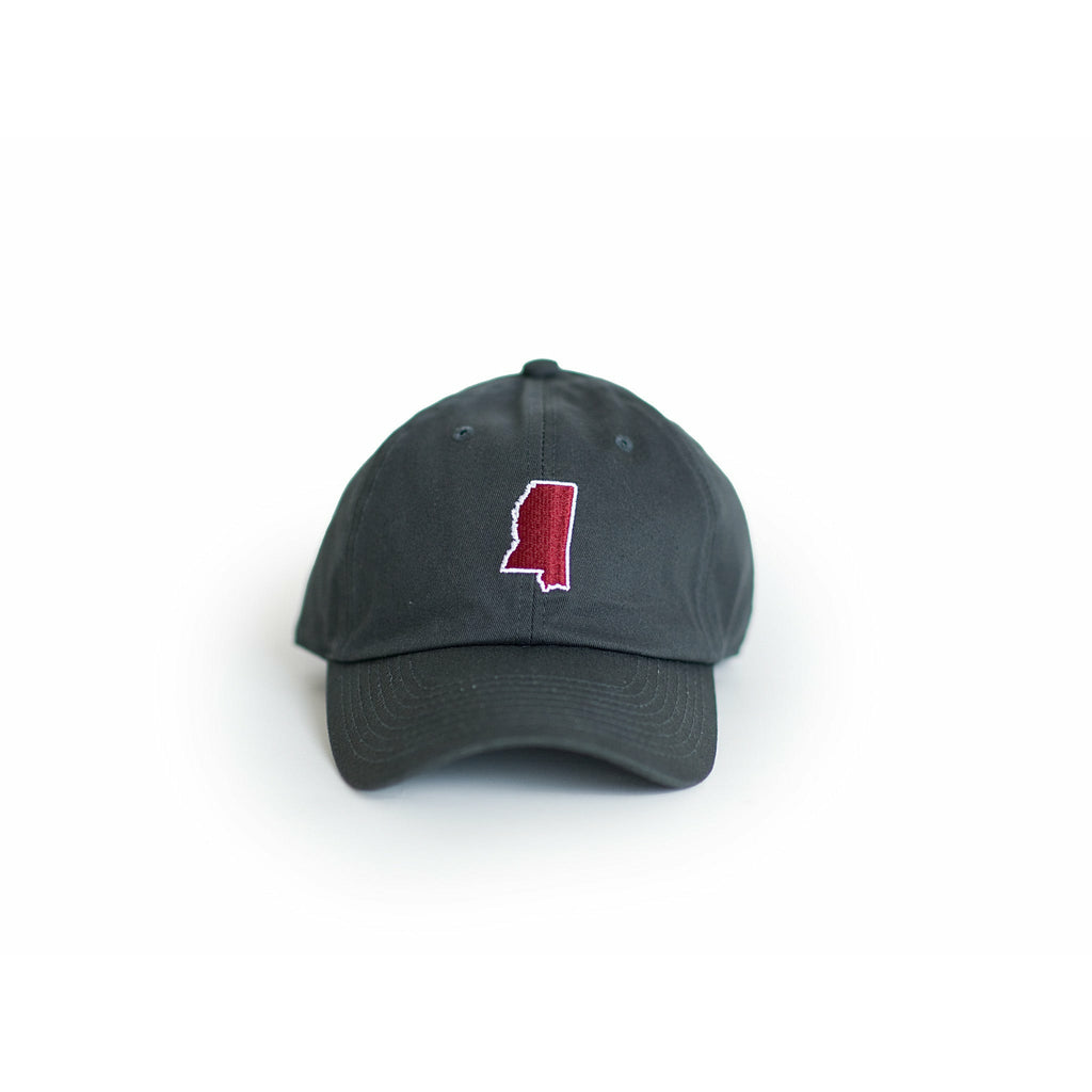 Mississippi Starkville Gameday Hat Charcoal