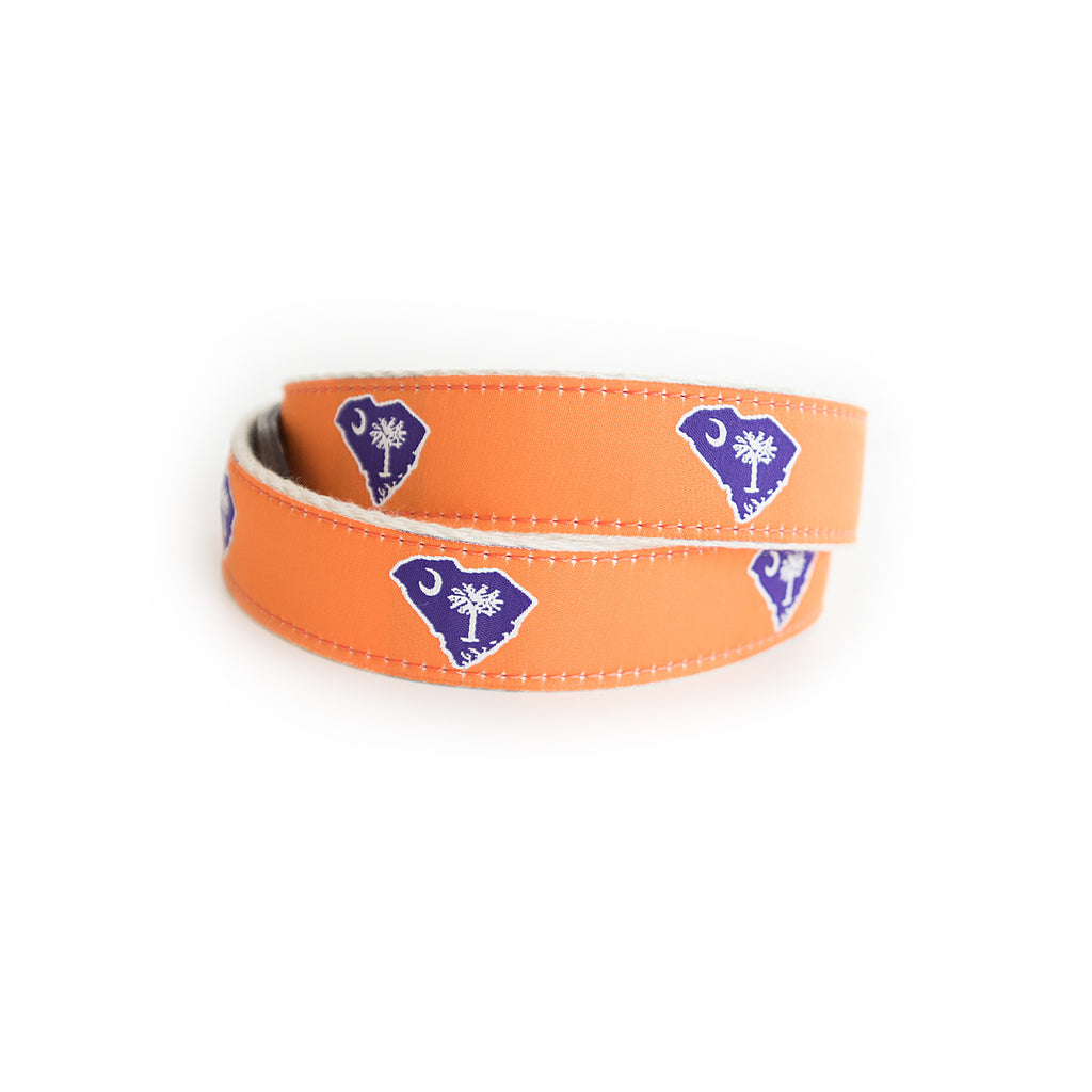 South Carolina Clemson Gameday Belt Orange