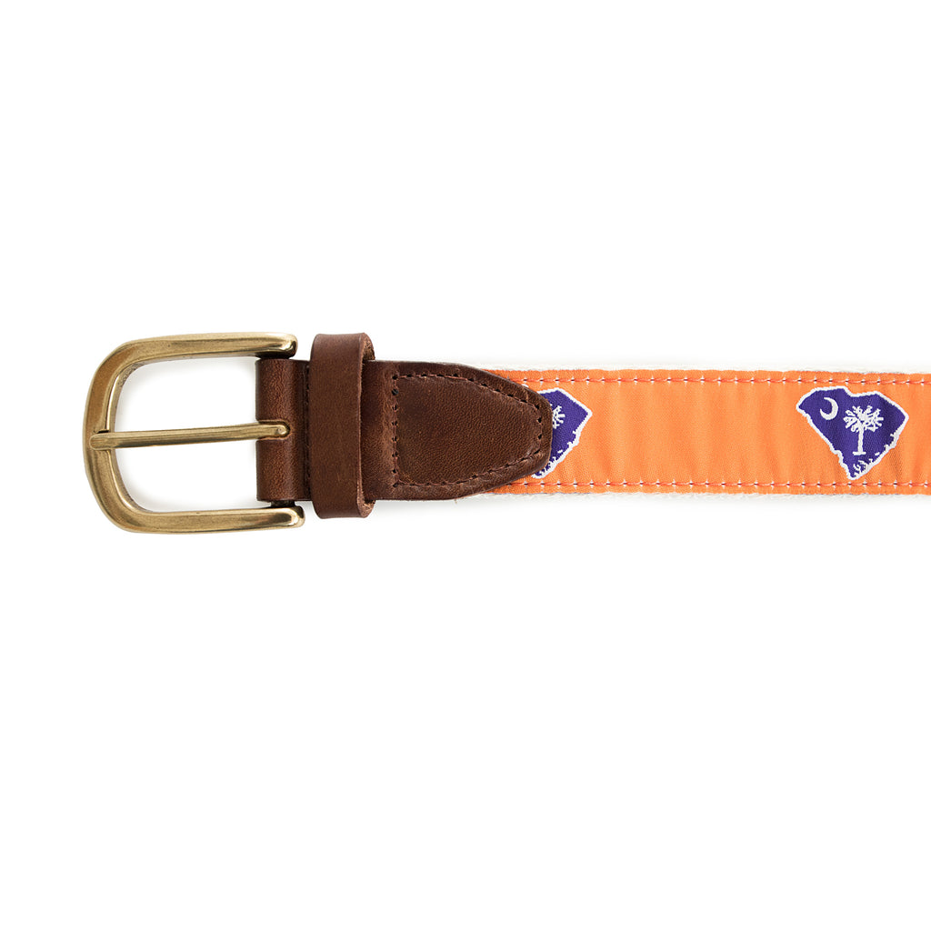 South Carolina Clemson Gameday Belt Orange