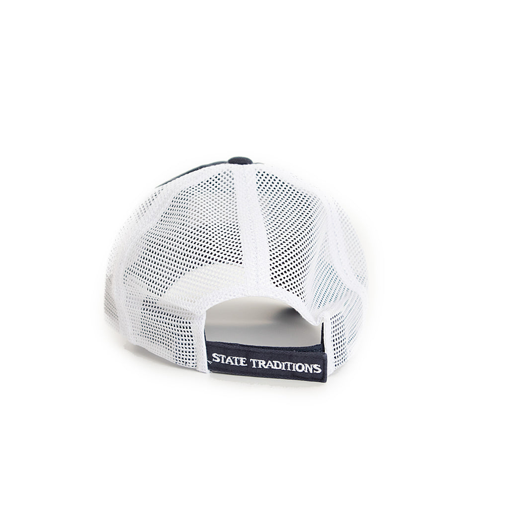 Georgia Flag Trucker Hat Navy