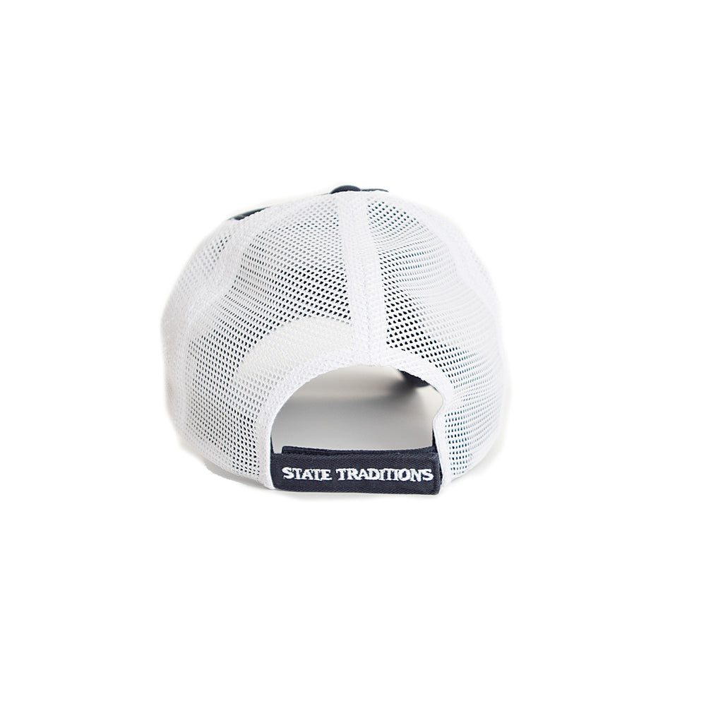 American Flag Trucker Hat Navy