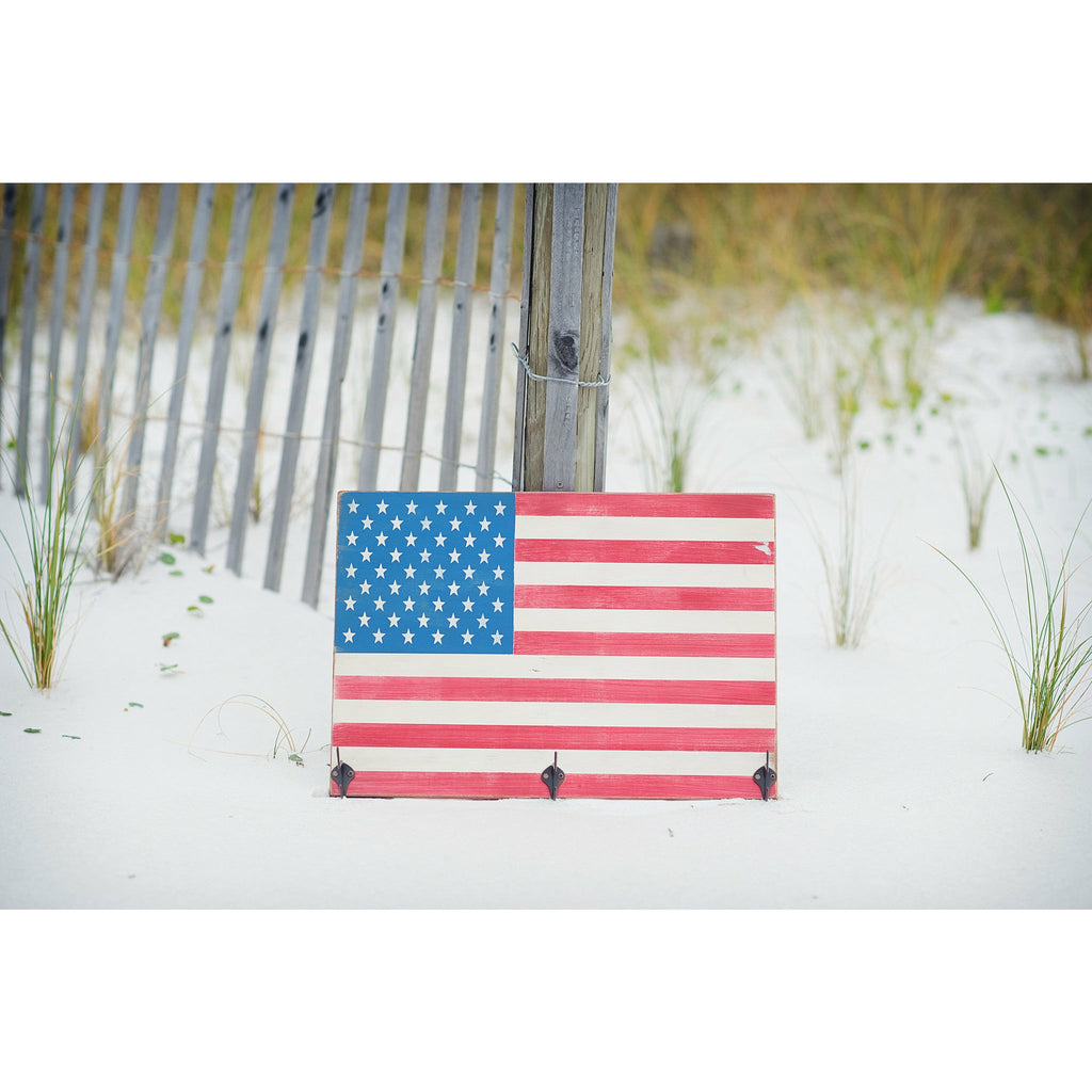 USA Flag Hat Rack