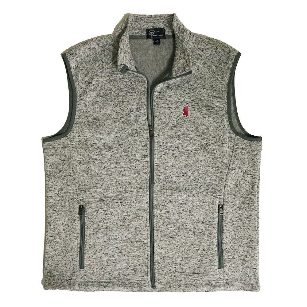 Mississippi Starkville Gameday Heather Sweater Vest