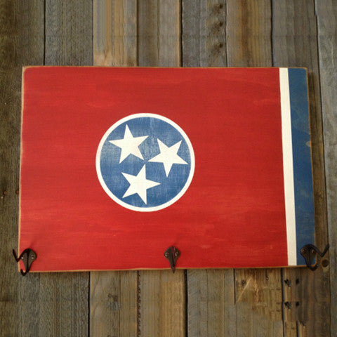 Tennessee Flag Hat Rack