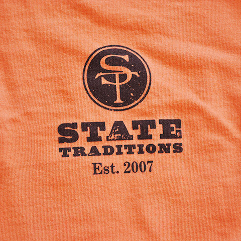 Tennessee Knoxville Traditional Long Sleeve T-Shirt Orange