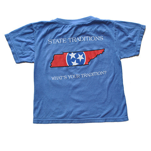 Tennessee Traditional Youth T-Shirt Blue