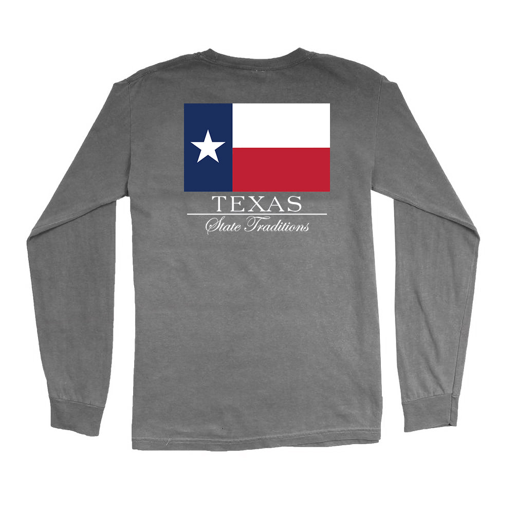 Texas State Flag Long Sleeve T-Shirt