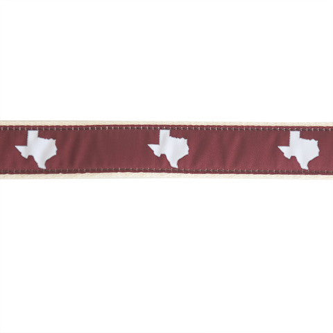Texas College Station Gameday Belt Maroon