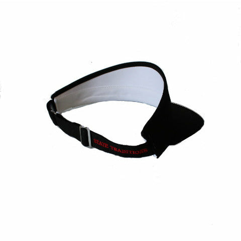 Texas Lubbock Gameday Golf Visor Black