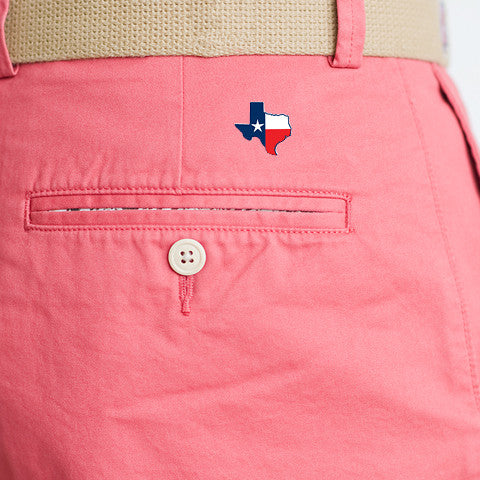 Texas Traditional Coastline Shorts Red