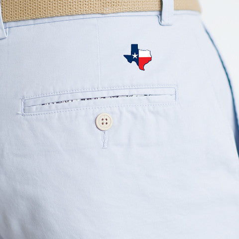 Texas Traditional Coastline Shorts Slate Blue