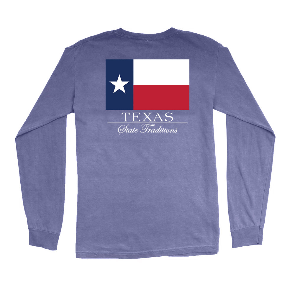 Texas State Flag Long Sleeve T-Shirt