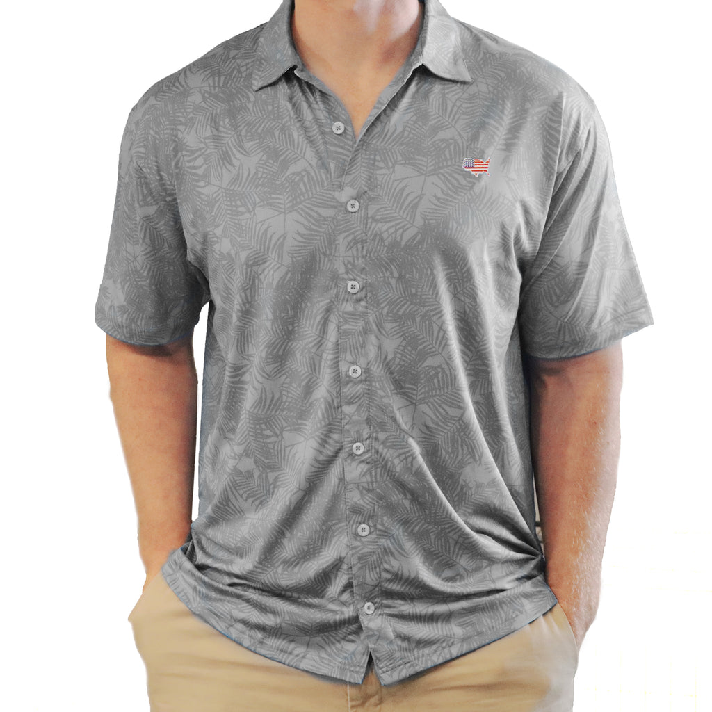 America Traditional Pau Hana Performance Hawaiian Shirt