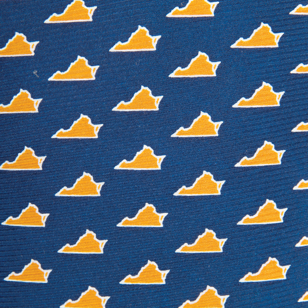 Virginia Charlottesville Gameday Tie Navy