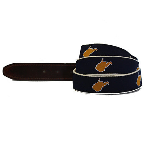 West Virginia Morgantown Gameday Belt
