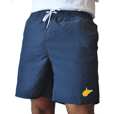West Virginia Morgantown Gameday Swimwear Navy