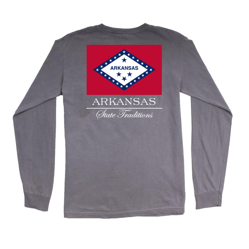 Arkansas State Flag Long Sleeve T-Shirt