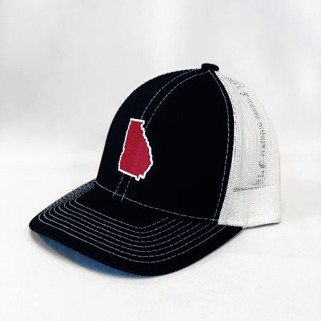 State Traditions University of Georgia Trucker Hat, Black trucker, Athens Gameday Hat, Athens Cap, Georgia Pride, Georgia Roots, Georgia Trucker Hats, UGA, Ilovegeorgia, locally grown, true to your roots