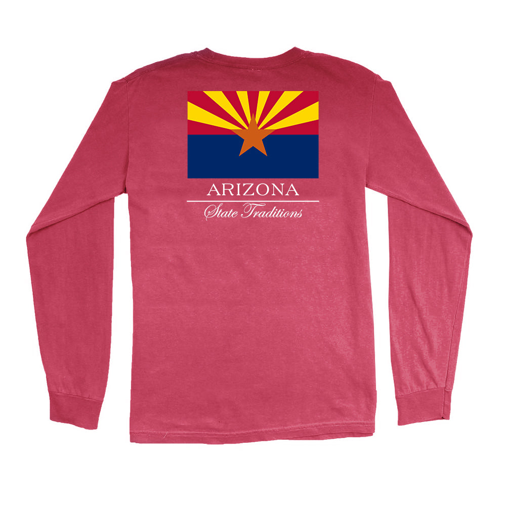 Arizona State Flag Long Sleeve T-Shirt
