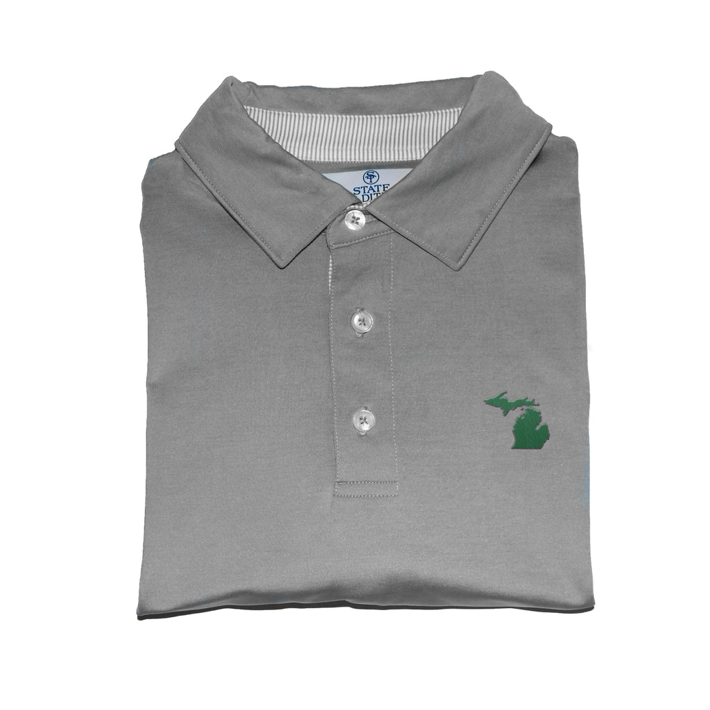 Michigan East Lansing Gameday Signature Polo