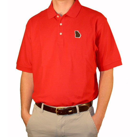 Georgia Athens Gameday Polo Red