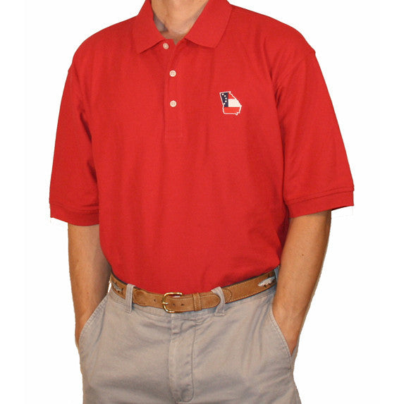 Georgia Traditional Polo Red