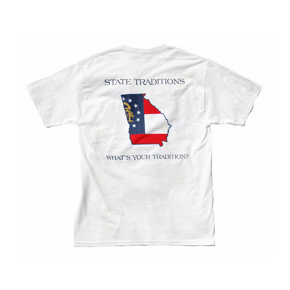 Georgia Traditional T-Shirt White