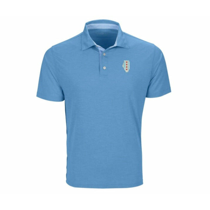 Chicago Traditional, Chicago Flag Polo, Light Blue Polo, Mens Polo, 4 way stretch polo, Signature Polo, ST Polo, Windy City Polo, Chi Town Polo, Chicago Flag