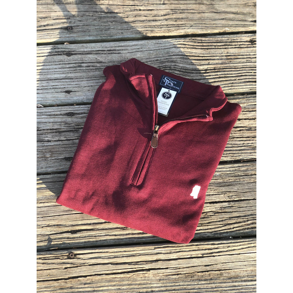 Mississippi Starkville 1/4-Zip Pullover Maroon