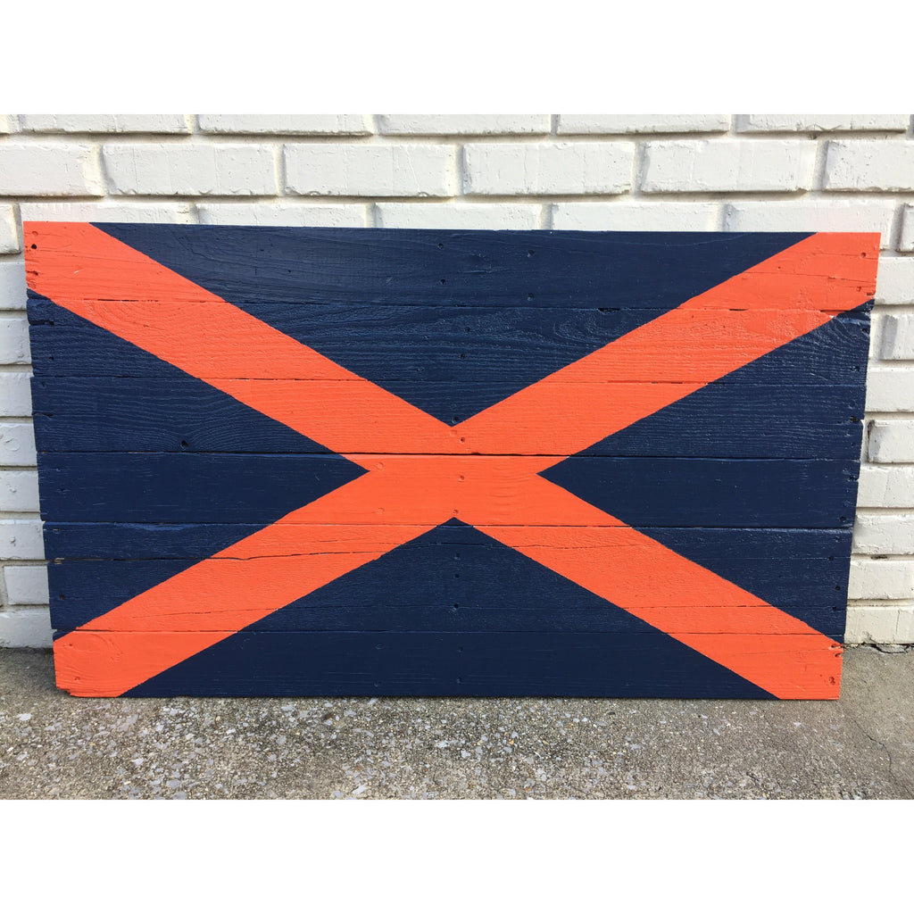 Alabama Flag - Wall Art / Hat Rack