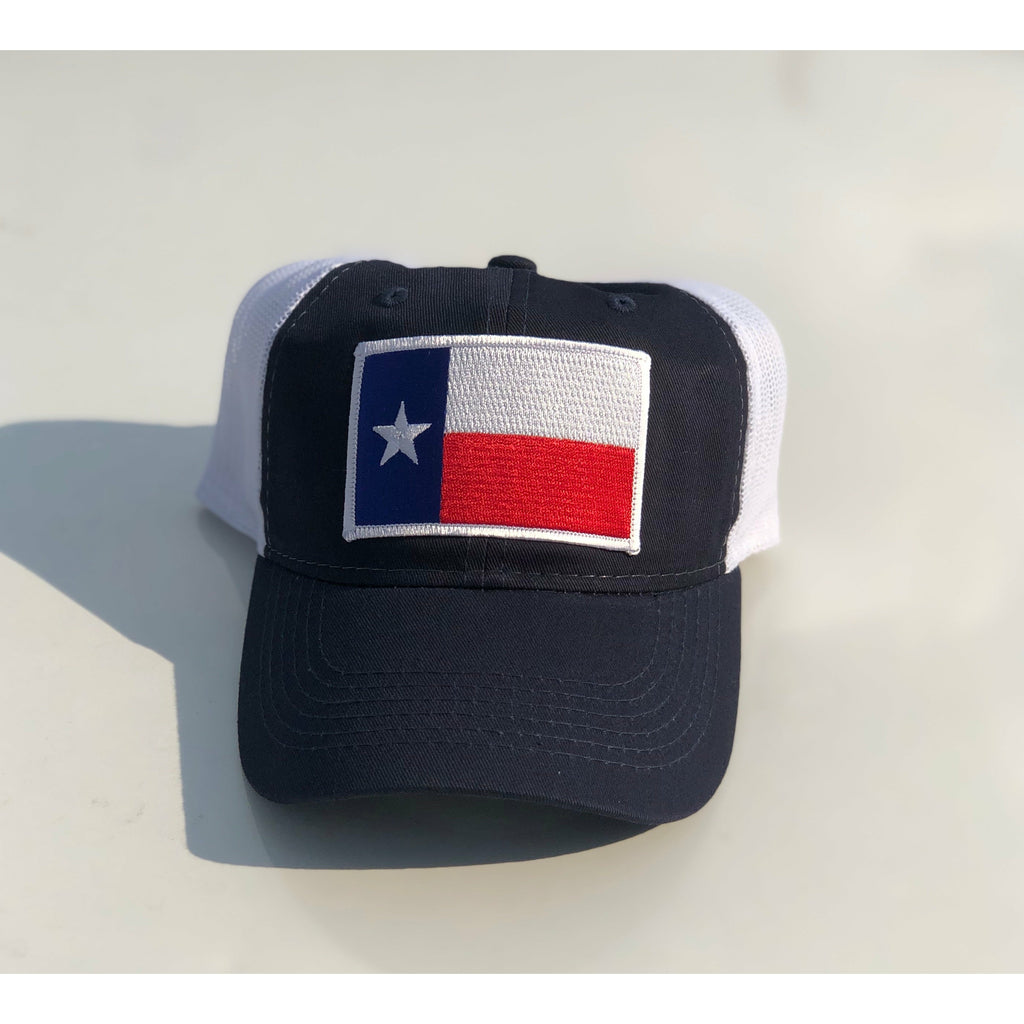 Texas Flag Trucker Hat Blue