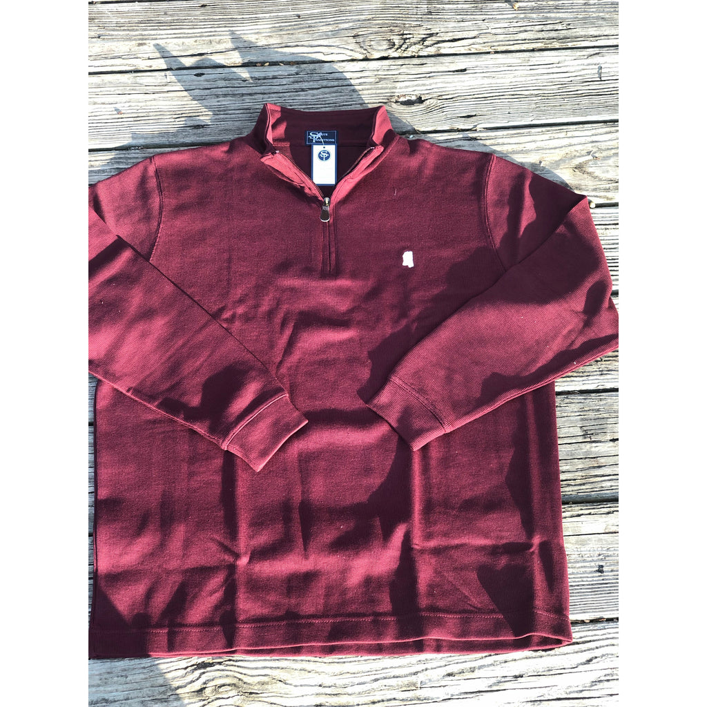 Mississippi Starkville 1/4-Zip Pullover Maroon