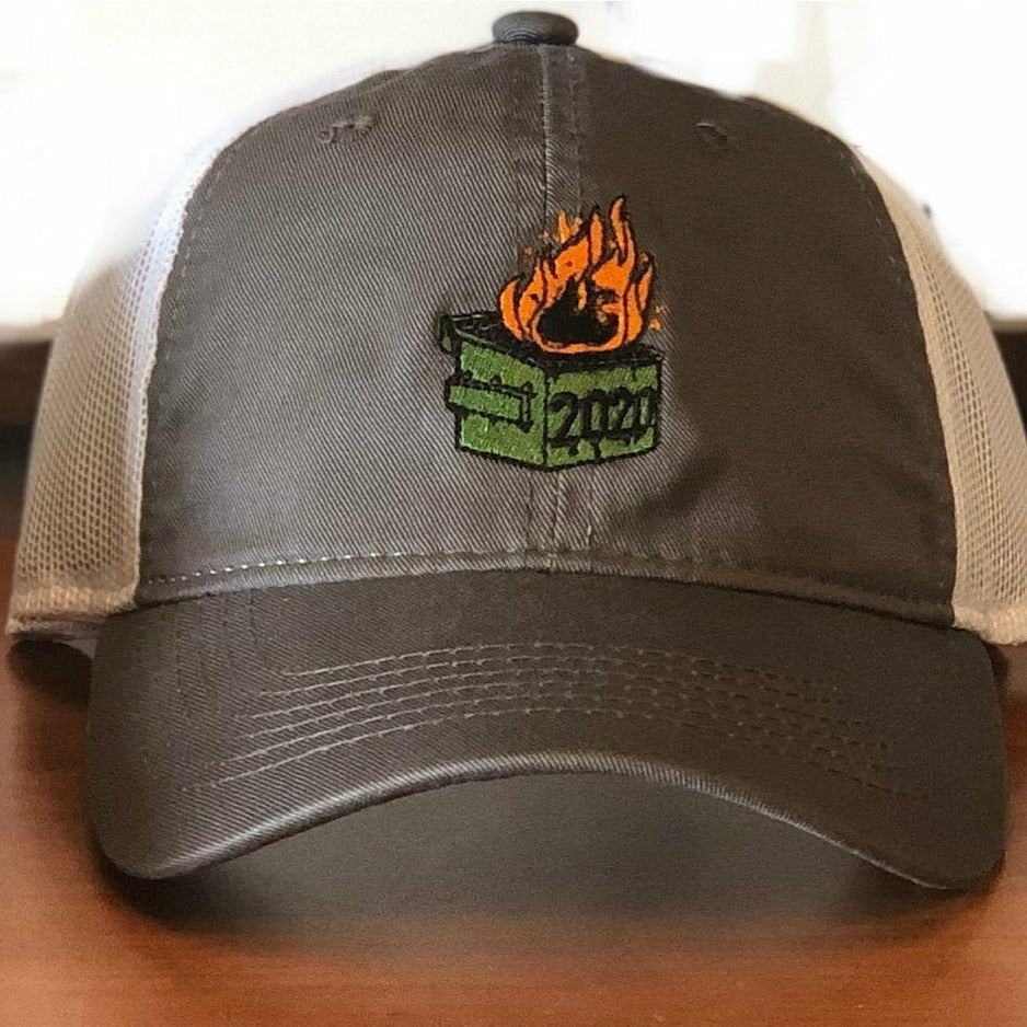 2020 Dumpster Fire - Trucker Hat Grey