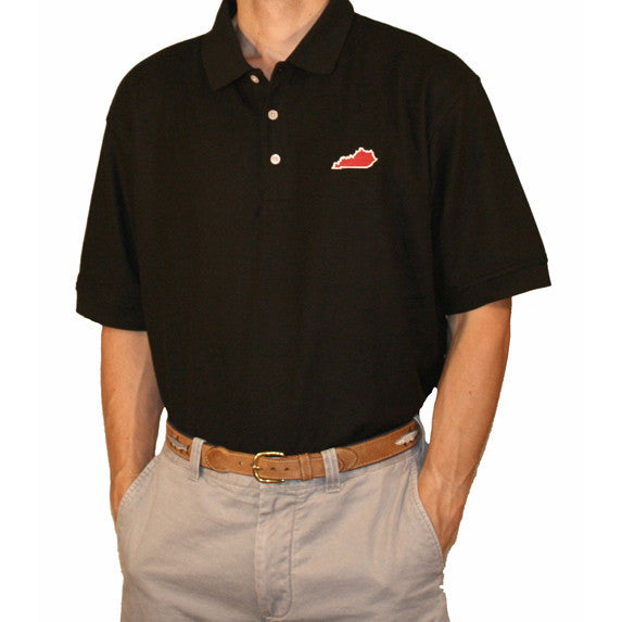 Kentucky Louisville Gameday Polo Black